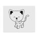 2 x Microfiber Cleaning Cloths "Cute Kitten" (LC00024101)