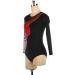 LIUHUO Men's Black Patchwork Gymnastics Leotards - Customizable Competition Training Suit - Buy Online on SooperMarket.com