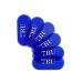 TRU BARBER Hair Grippers Bundle Pack  6 pieces for Men and Women - Salon and Barber  Hair Clips for Styling  Sectioning  Cutting and Coloring  Nonslip Grips  Hair holder (Blue) Blue 6 Count (Pack of 1)