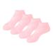 kawehiop 2a Set Of 2 Moisturizing Silicone Socks For Ultimate Feet Care Comfort Guaranteed Moisturizing Socks Silica Gel Tools Pink One size fits all Pink One size fits all