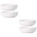 MAGICLULU 4 Pcs Sauce Dish Vinegar Dish Olive Oil Dipping Dishes Appetizer Dishes Japanese Soy Sauce Dishes Small Ceramic Bowls Sauce Serving Dipping Bowls Fries Cooking Ceramics re-usable 9X9X2.5CMx2pcs Whitex2pcs