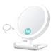 Ruuizksa 10X Magnifying Makeup Mirror with Lights and Magnification 3 Colors Desktop LED Mirror and Vanity Mirror for Travel