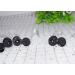 12 x 10ml Empty Plastic Bottles with Flip-Top Lid - Ideal for Softener Water Shower Gel & Emulsion - Black Lid - Buy Online on SooperMarket.com