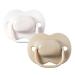 Tommee Tippee Cherry Latex Pacifiers 0-6 Months Pack of 2 Pacifiers with 100% Natural Latex Bag