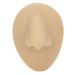 3D Simulated Nose Model Soft Silicone Nose Model with Clear Structure Reusable Easy Cleaning Piercing Practice Tool for Beauty Salon Waterproof Acupuncture Teaching Display Tool