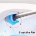 Toilet Brush Disposable Toilet Cleaning System Disposable Toilet Flushable Refill Fresh Brush Flushable Refills - 48 Refills Silicone Toilet Brush Blue - Buy Online on SooperMarket.com