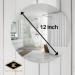 Set of 2 Better Crafts 12 Inch Round Glass Mirror Reflective - Ideal for Home Decor and DIY Projects - Buy Online on SooperMarket.com