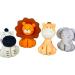 jncakes Animals Cake Topper Birthday Party Decoration Edible Great for Kids Boy Girl First Birthday Christening Baby Shower Easy to Use Giraffe Elephant Lion Jungle - Buy Online on SooperMarket.com