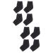 minkissy 4 Pairs Crack Heel Socks Gel Lined Socks Heel Sleeves Protectors Silicone Socks Moisturizing Socks Lined Socks Men Gel Spa Socks Ankle Socks Casual Socks Men and Women Anti-Crack