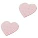 Mipcase 2pcs Eyelash Adhesive Station Eye Lashes Pads Pallet Stand Eyelash Extension Gasket Glue Eye Lash Pallet False Lashes Holder Eyelash Grafting Holder Glass Crystal Magnetic Pink