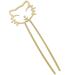 minkissy Cute Cute Hairpin Cat Hair Clips Cat Hair Pin Women Hair Accessories Retro Hairpin Girl Hair Accessories Cute Hair Clips for Women Hair Bun Hair Fork Lazy Wind Miss Alloy