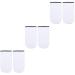 Healeved 3 Pairs was Bath Hand Cover Hand Gloves Hot Wax Bags Paraffin Wax Hand Cover Wax Gloves Wax Bath for Hands Moisturizer Gloves Heart Bun for Hair White Liner Work Insulation