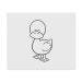 2 x Microfiber Cleaning Cloths "Adorable Duckling" (LC00024100)