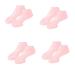 Closer 4 Pairs Full Foot Moisturizing Anti-Cracking Silicone Socks Foot Protectors to Prevent Heel Dryness Beach Socks Pink
