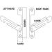 UPVC Window Restrictor Hook - Left Handed Child Safety Lock Catch - Buy Online on SooperMarket.com