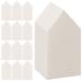 Housoutil 50 Pieces Makeup Sponge For Face Curve Blending Synthetic Latex Makeup Small Wedge Shaped Smooth Apply Beauty Sponge Applicator Foundation Beauty Tools (White)