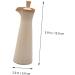 Zerodeko Condiment Bottles Kitchen Gadget Kitchen Things Condiment Canister Soy Sauce Can Kitchen Sauce Holder Liquid Condiment Dispenser Jug for Oil Vinegar Cruet Syrup Ceramics Olive Oil 5X15CM Beige - Buy Online on SooperMarket.com