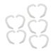 KOMBIUDA 5 Pairs Auricle Corrector Invisible Tape Silicone Patch Corrector De Ojeras Ear Mold Auricle Support Tools Ear Correction Support Valgus Protruding Ear Corrector Bracket