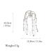 Wiwpar Boho Crystal Long Chain Tassel Headpiece | Rhinestone Festival & Wedding Hair Accessories for Women & Girls - Buy Online on SooperMarket.com