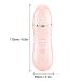 Skin Scrubber Face Spatula for Deep Facial Cleansing - Acne Extraction and Exfoliating Agent - Face Cleaning Machine in Pink - Buy Online on SooperMarket.com