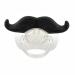 Binnan Baby Pacifier Novelty Funny Mustache Pacifier for Babies and Toddlers