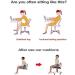 GeRRiT Memory Foam Seat/Chair Cushion for Relieves Back Sciatica Pain Tailbone Pain for Hemorrhoid Coccyx Sciatic Nerve Pregnancy and Tailbone Pain - Buy Online on SooperMarket.com
