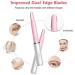 Nasal Hair Trimmer for Women | 2-in-1 Touch Beauty Eyebrow & Nose Hair Cutter AG-1458A (Pink) Painless Precision Remover for Ears & Face - Buy Online on SooperMarket.com