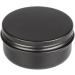 Zeoabsy 10 Pieces 50ml Matte Black Aluminum Empty Jars - Round Doses with Screw Cap for International Shipping - Buy Online on SooperMarket.com