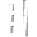NOLITOY 32 Pcs Eyelash Comb Makeup Eyebrow Comb Eyelash Brush Lash Separator Comb Eyelash Shaping Tool Multifunction Eyebrow Brush Mascara Tool Mutitool Portable Steel Needle Shaper 17x2.2cmx8pcs Blackx8pcs