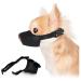 Dog muzzle prevents biting and eating barks and chewing nylon muzzle for small medium-sized dogs with a breathable network soft dog mouth protection with adjustable loop (s)