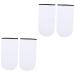 minkissy 4 Pairs Bath Gloves Gel Gloves Hand Treatment Mitts Moisturizing Gloves Overnight Mittens Wax Gloves Hand Moisturizer Gloves Insulated Gloves Hand Wax Soft White