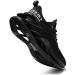 Wanhee Men's Black Athletic Sport Running Shoes - Size 11 - Buy Online on SooperMarket.com
