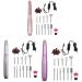 Grendly Electric Nail File Kit Protable Nail Drill Electric Manicure Tools for Home Use DIY Nail Art Nail Salon Silver - Buy Online on SooperMarket.com