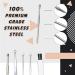 Medical Grade Stainless Steel Ear Wax Removal Kit with Spring Ear Wax Cleaner Tool Set in Black - Includes Storage Box - Clinically Innovative Spiral Ear Wax Remover - Buy Online on SooperMarket.com