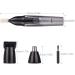3 in 1 Ear & Nose Hair Trimmer - Rechargeable Waterproof Facial Hair Remover for Men & Women | Ideal for Travel & Easy Cleansing - Buy Online on SooperMarket.com