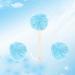 Buy Blue Shower Bath Balls - Soft Solid Color Bath Sponge for Relaxing Bath Time - Buy Online on SooperMarket.com