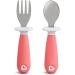 Munchkin Toddler Fork and Spoon Set - 1 Fork & 1 Spoon - Assorted Colors - Buy Online on SooperMarket.com