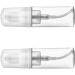 Solustre 2pcs 50ml Empty Refillable Clear Plastic Pump Bottle Mini Foam Dispenser Bottle for Lotion Cream Travel Small Container - Buy Online on SooperMarket.com
