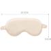 Buy Breathable Silk Eye Shade with Scrunchy Band & Lightweight Carry Bag - Ideal for Travel | International Shipping Available - Buy Online on SooperMarket.com