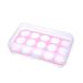 Gadpiparty Anti Collision Egg 15 Eggs Egg Rack for Fridge Egg Holder Bin Egg Holder for Refrigerator Container Egg Tray Household Pink medium