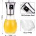 Miiepls Glass Oil Sprayer Bottle Vinegar and Oil Sprayer Vinegar Sprayer Set Oil Sprayer for Hot Air Fryer Oil Sprayer for Cooking Oil for BBQ Cooking Salads Baking Picnic and Grilling 100 ml - Buy Online on SooperMarket.com