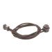 Bupimufi laces without binding elastic rubber shoe straps elastic quick lock elastic shoelaces children shoes accessories dark brown