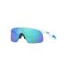 Oakley Oj9010 Resistor Rectangular Sunglasses Polished White/Prizm Sapphire 20 Millimeters