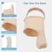 Silicone Hallux Valgus Corrector and Toe Separator - Bunion Orthopedic Corrector Set with Toe Correction Belt for Day and Night Wear - Buy Online on SooperMarket.com