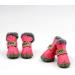 Pihappy Warm Winter Dog Boots XS Pink - Skidproof Snowman Paw Protectors 4PCS - Buy Online on SooperMarket.com