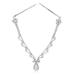 Chargances Bridal Rhinestone Forehead Head Chain Clip - Wedding Crystal Teardrop Headband for Women and Girls (Silver) - Buy Online on SooperMarket.com