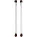 Makeup Brush Double Ended Eyeshadow Brush Soft Hair Silver Safe 2pcs for Travel for Women - Buy Online on SooperMarket.com