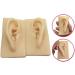 Silicone Ear Template - 1 Pair Silicone Ear Acupuncture Practical Model - Earmold Artificial Ear Simulation for Acupuncture Studs Earring Earlier - Buy Online on SooperMarket.com
