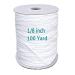 1/8 inch Elastic Bands for Sewing - Elastic String for Masks  Elastic Cord Heavy Stretch High Elasticity Knit Elasticfor for Sewing Crafts DIY Mask  White 100 Yards
