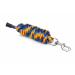 Connection trick for horses and ponies start hard pp rope 2m with classic carabiner hook and panic (royal blue/yellow/red snap) royal blue/yellow/red carabiner hook